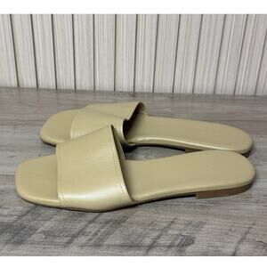 Vince Debra Leather Slide Sandal Women’s Size 8.5M